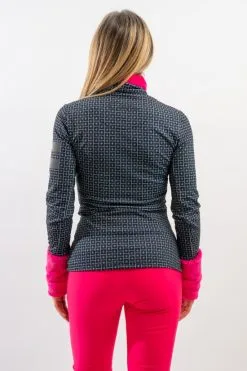 ONE MORE TURTLENECK SWEATER WITH HALF ZIP MINILOGO OD631PR -Vendite Oakley one more turtleneck sweater with half zip minilogo od631pr 3